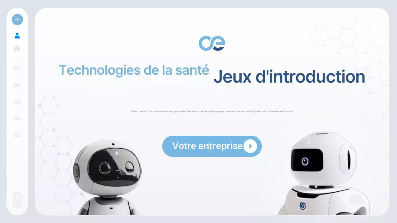 Informations sur la technologie de santé moderne bleue