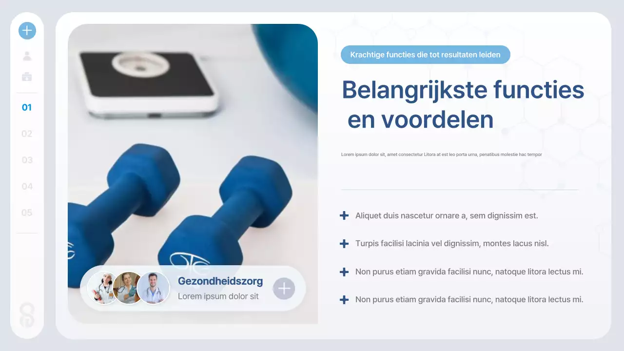Blue Modern Health Tech-informatie