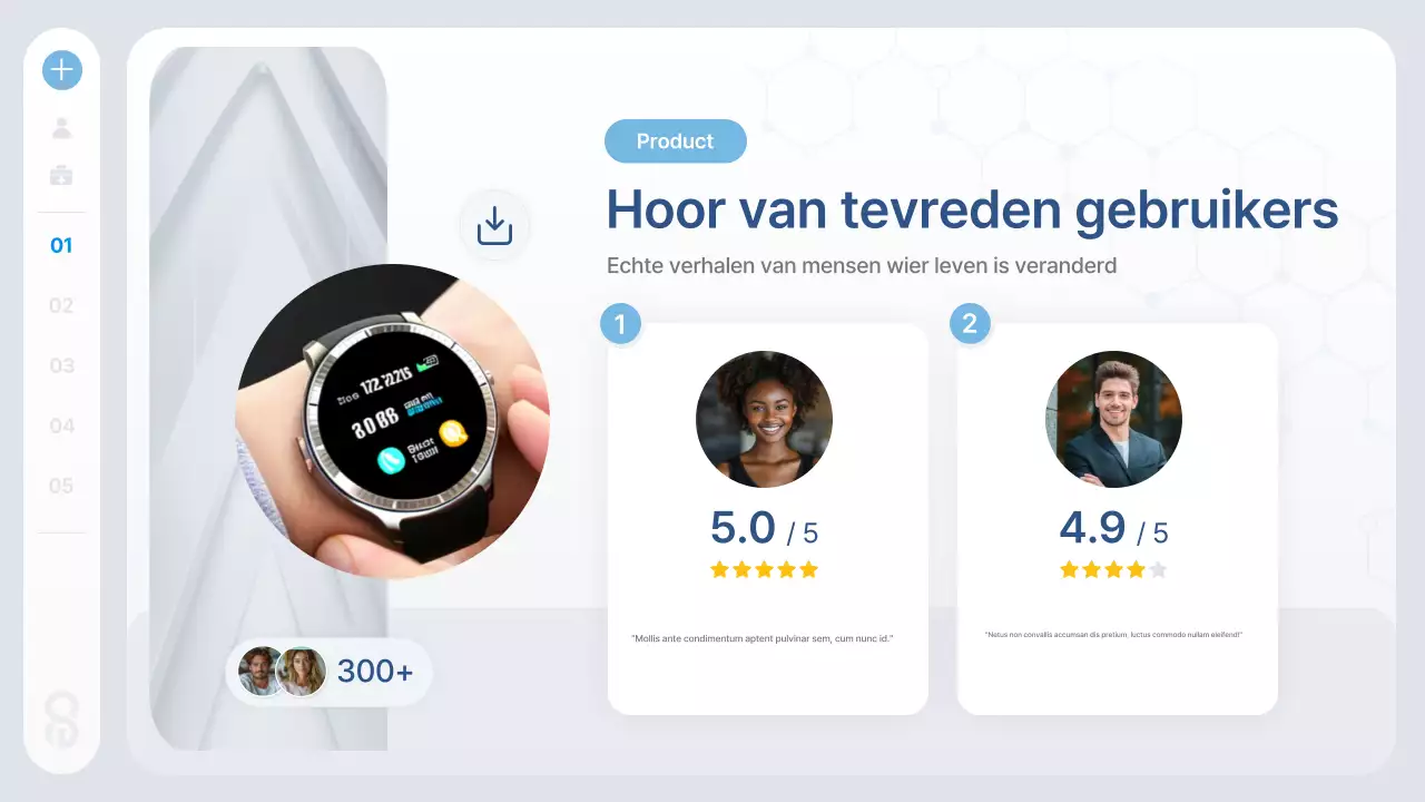 Blue Modern Health Tech-informatie