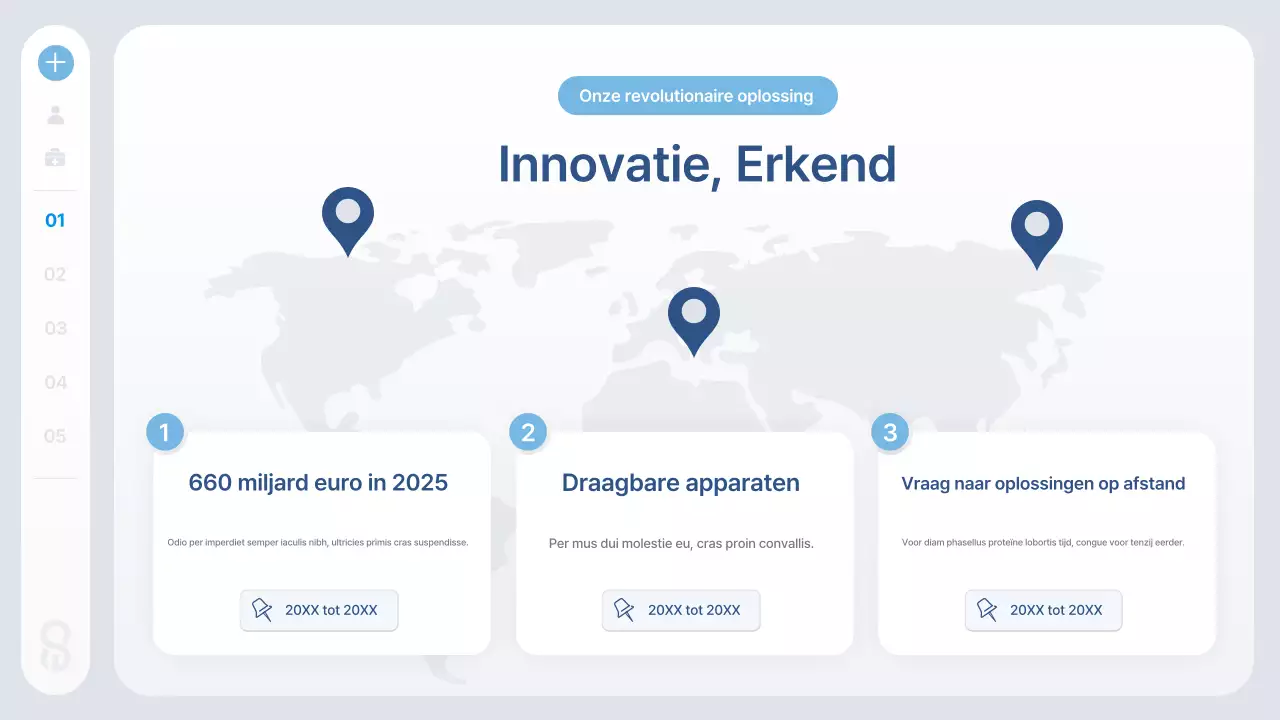 Blue Modern Health Tech-informatie