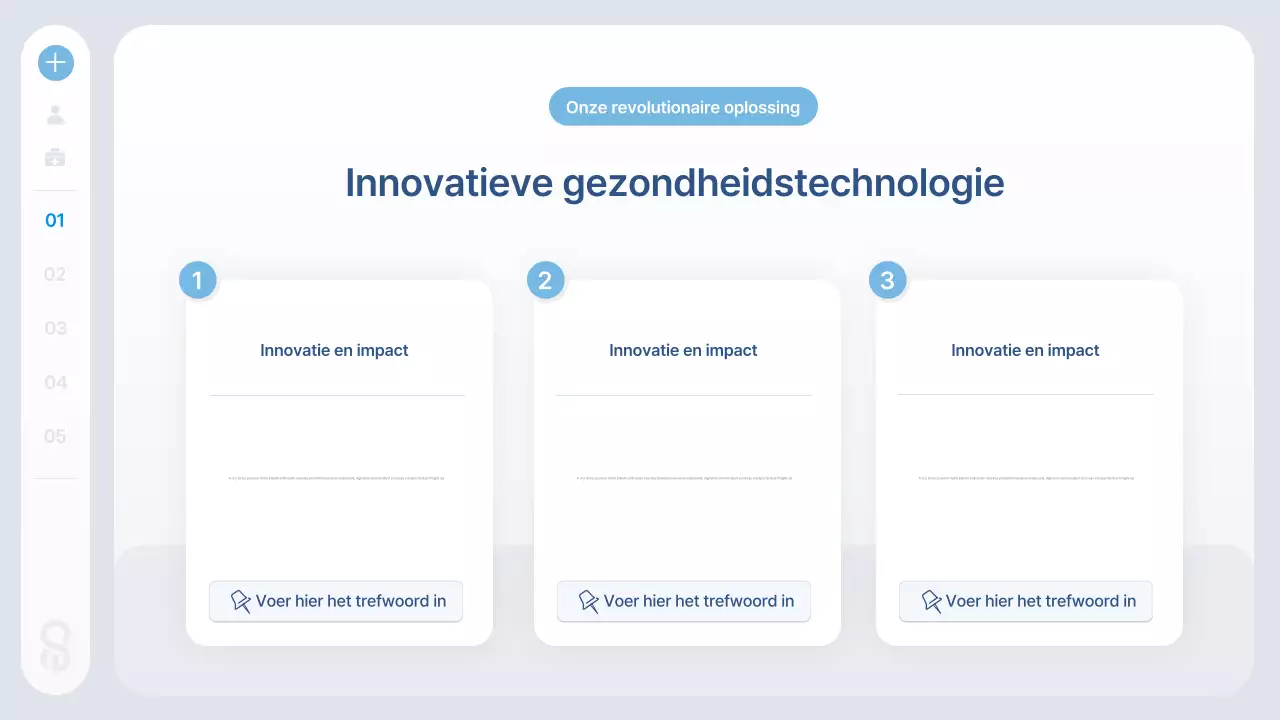 Blue Modern Health Tech-informatie