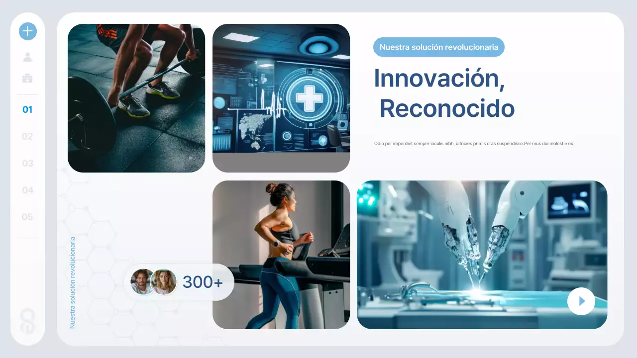 Información sobre tecnología sanitaria moderna de Blue
