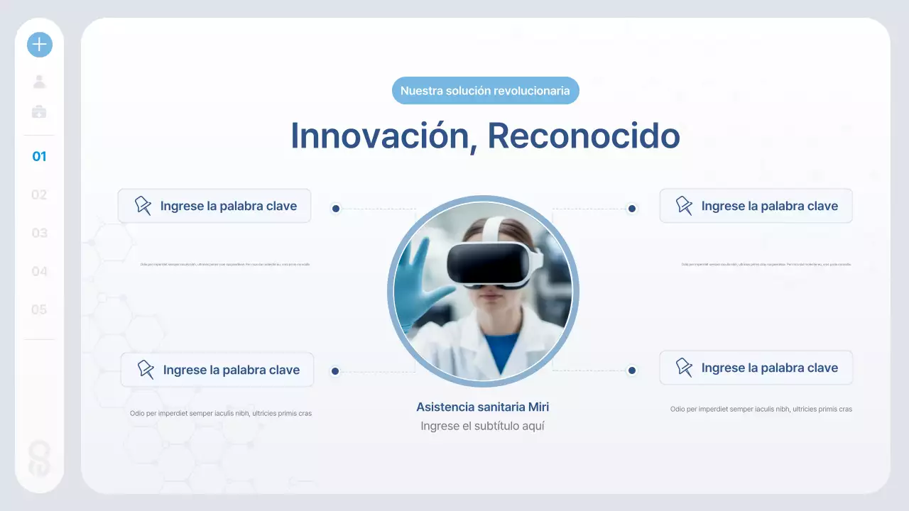 Información sobre tecnología sanitaria moderna de Blue