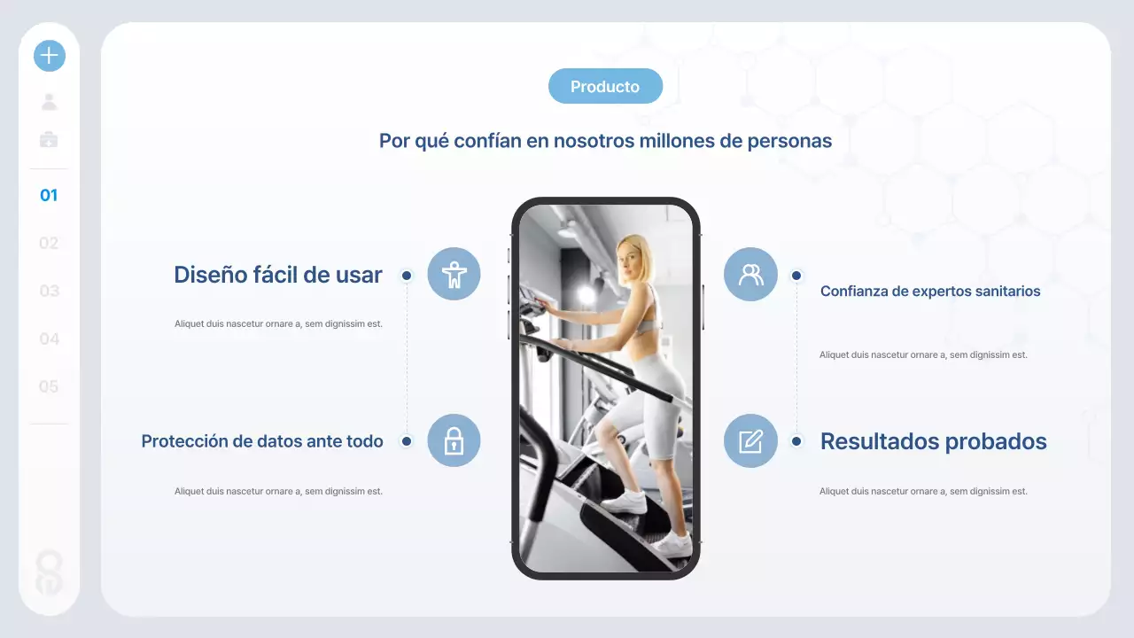 Información sobre tecnología sanitaria moderna de Blue