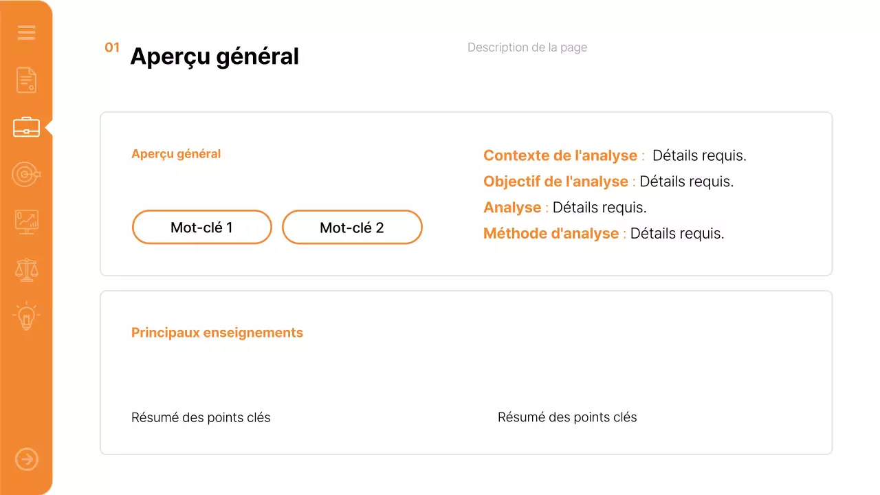 Rapport Orange Modern