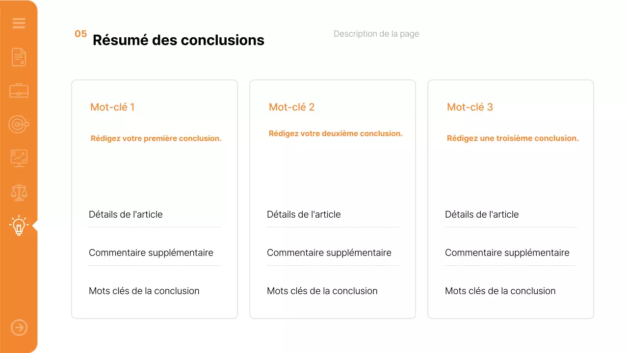 Rapport Orange Modern