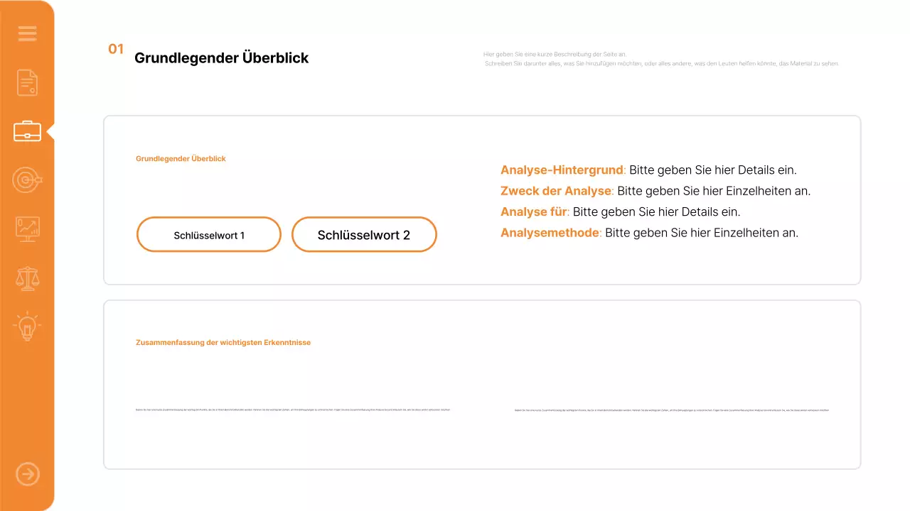 Orange Modern Report Bericht