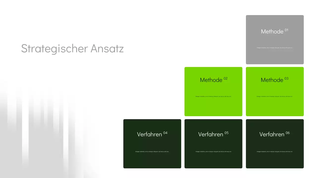 grüne moderne Marketingpräsentation