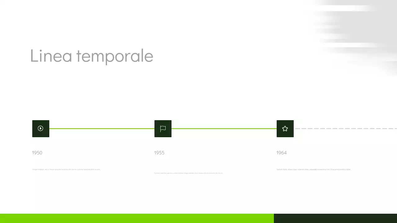 presentazione marketing moderno verde