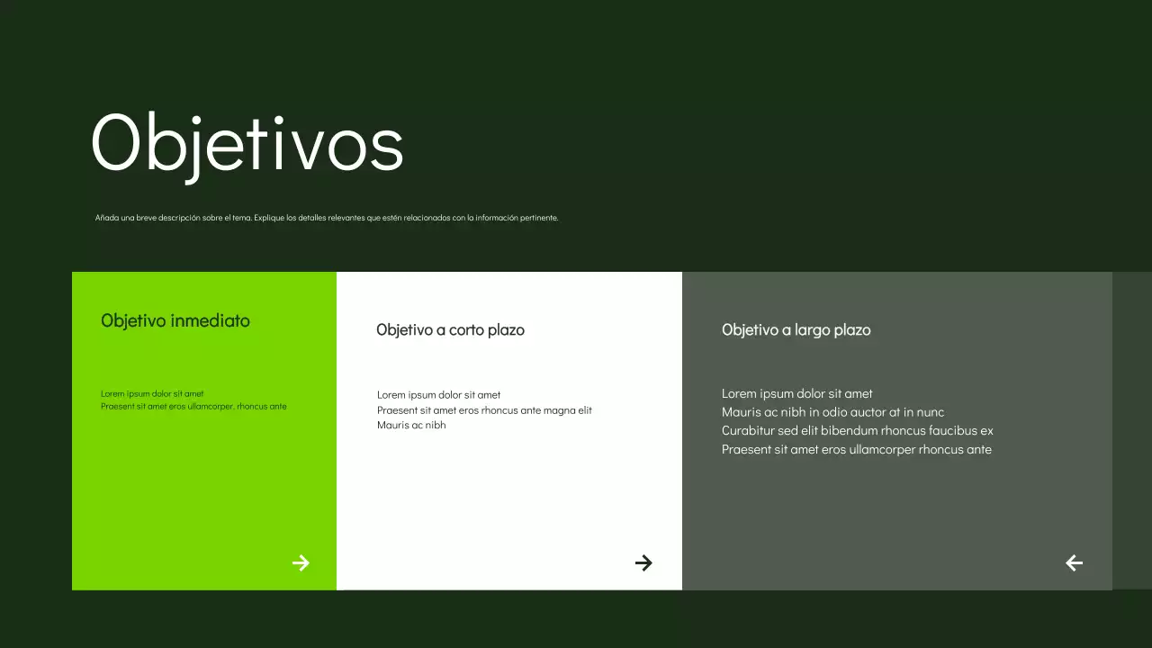 Presentación de marketing moderno y ecológico