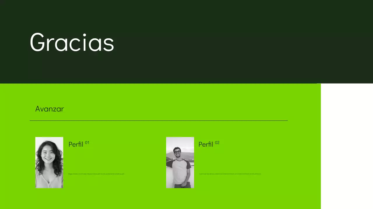 Presentación de marketing moderno y ecológico