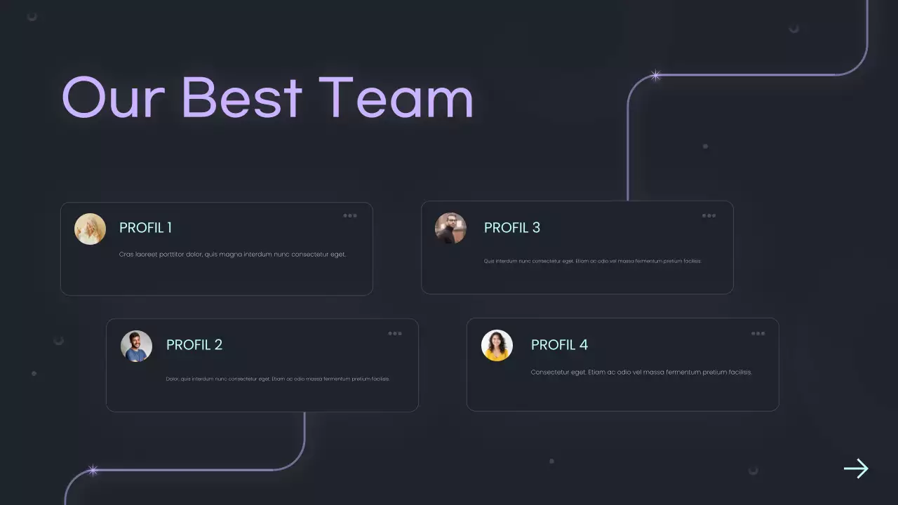 Lila moderner Marketingleitfaden