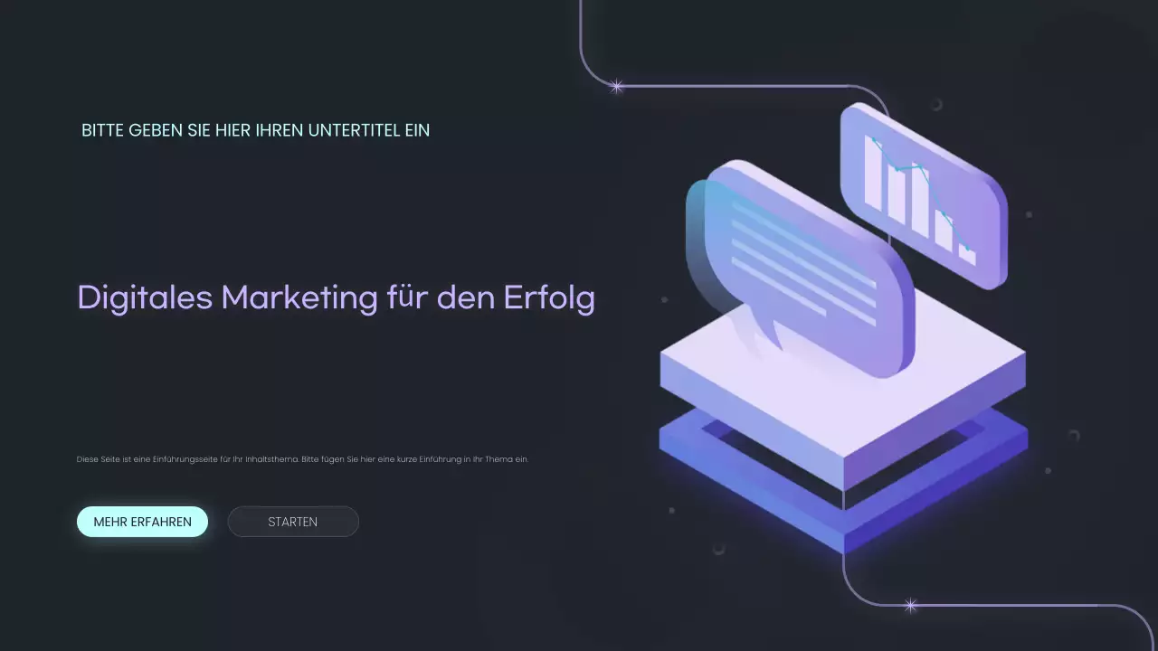 Lila moderner Marketingleitfaden