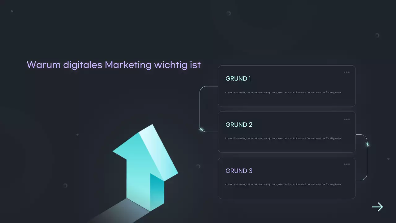 Lila moderner Marketingleitfaden