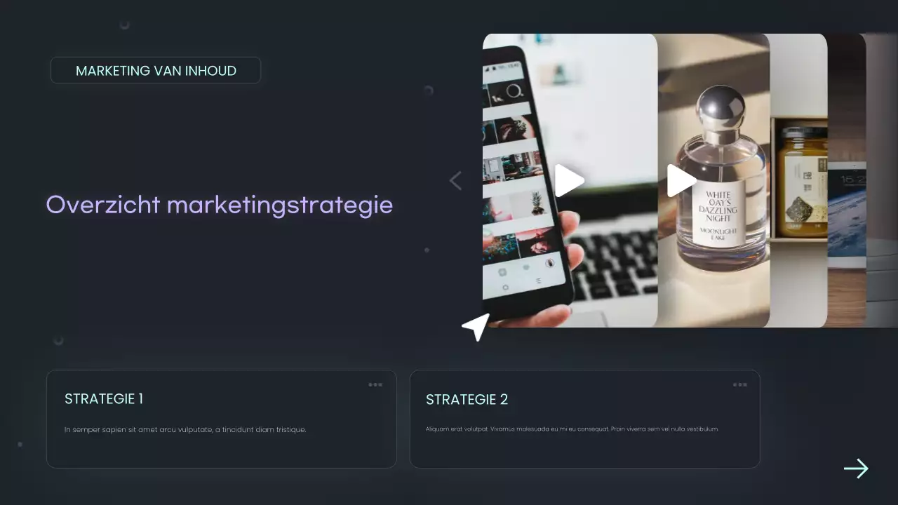 paarse moderne marketinggids