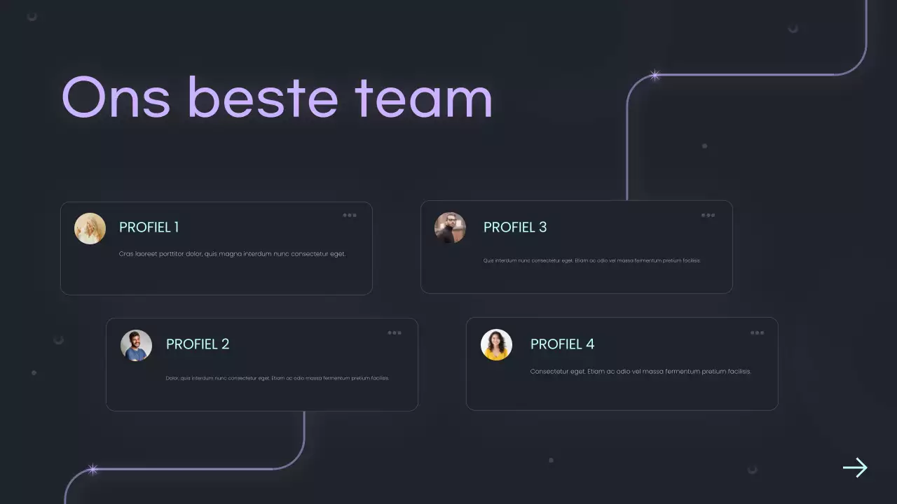 paarse moderne marketinggids