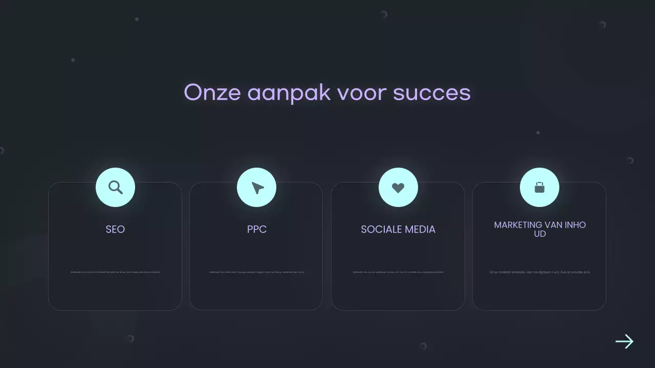 paarse moderne marketinggids