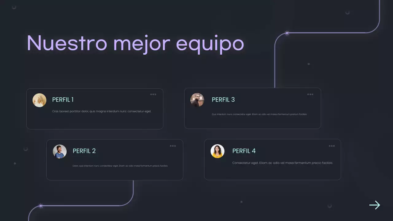 Guía de marketing moderna de color morado