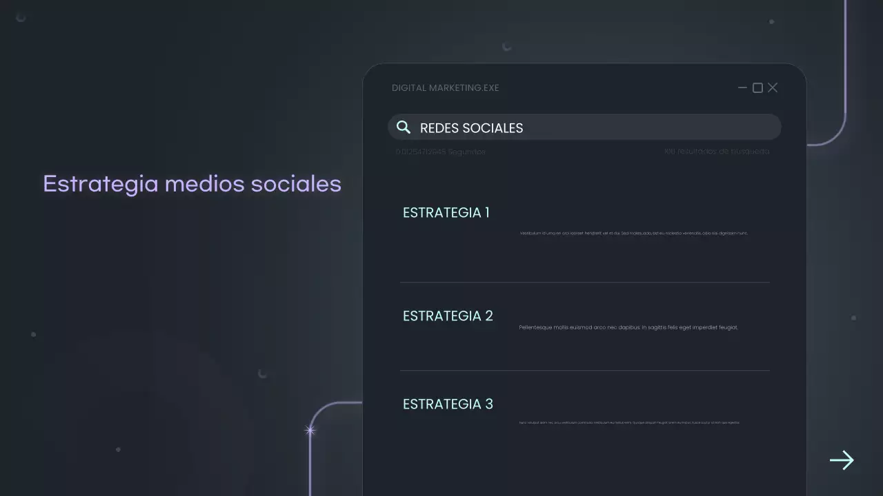 Guía de marketing moderna de color morado
