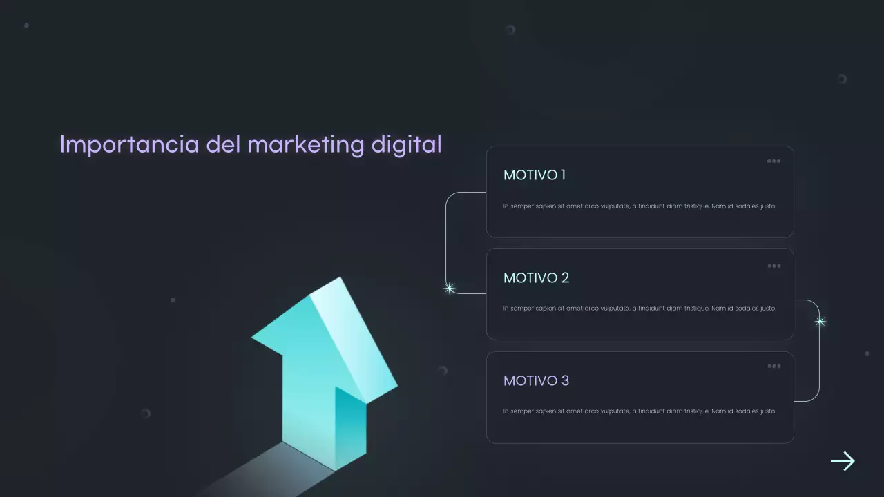 Guía de marketing moderna de color morado