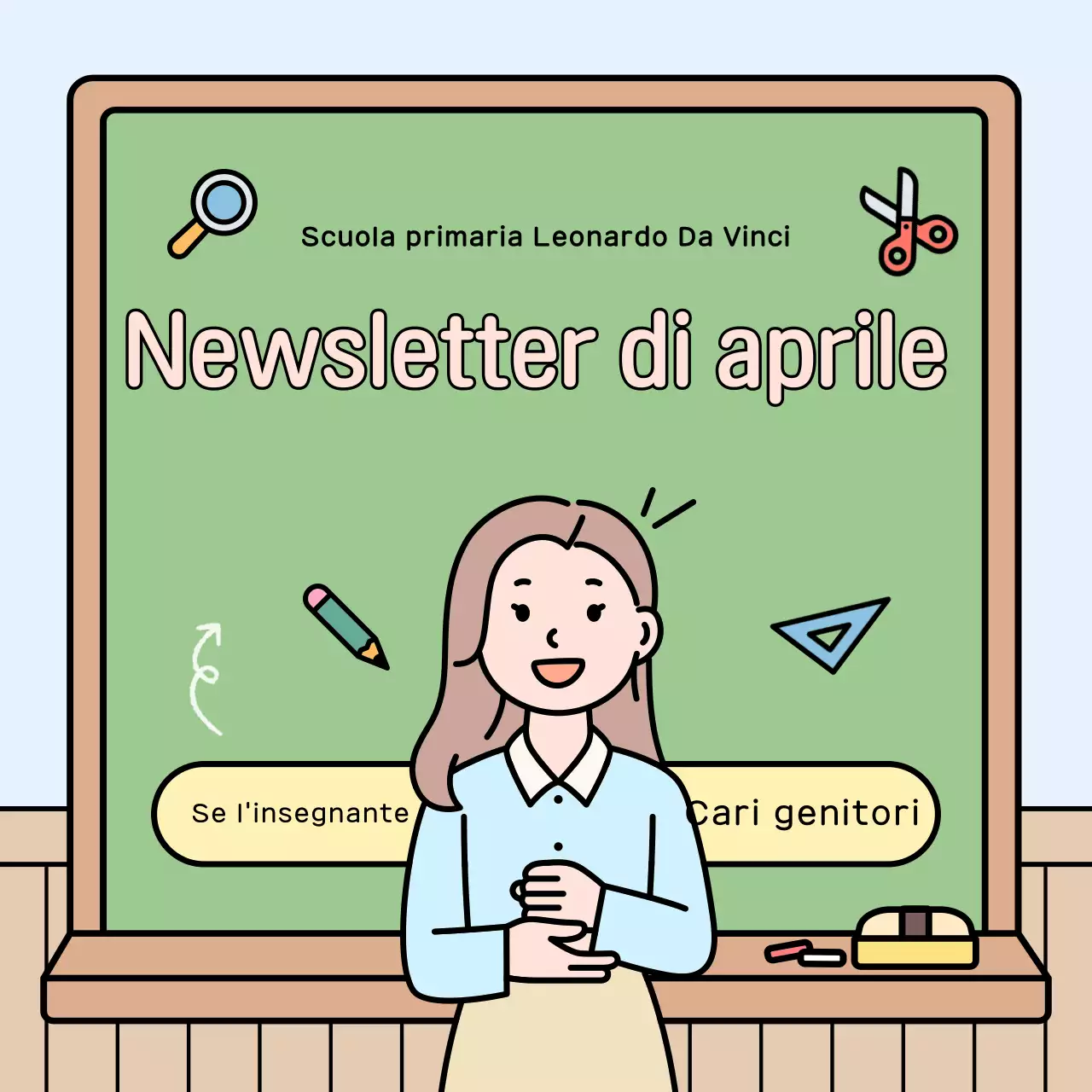 Materiali didattici per bambini azzurri