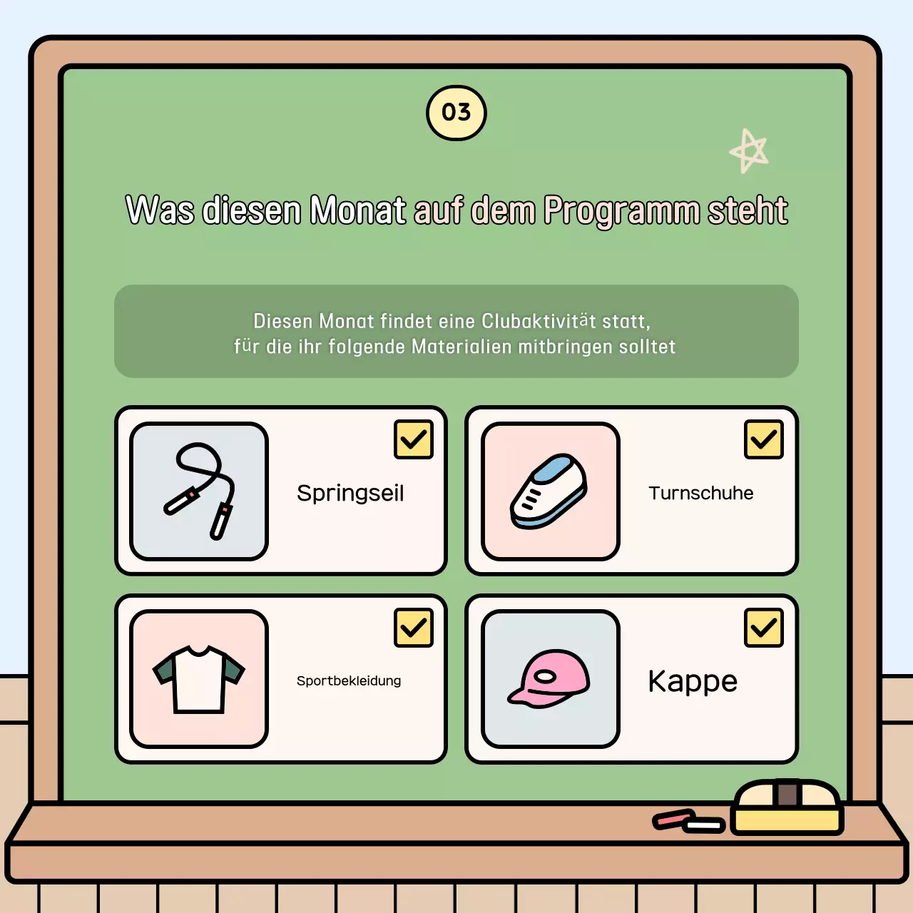 Lehrmaterialien für himmelblaue Babys