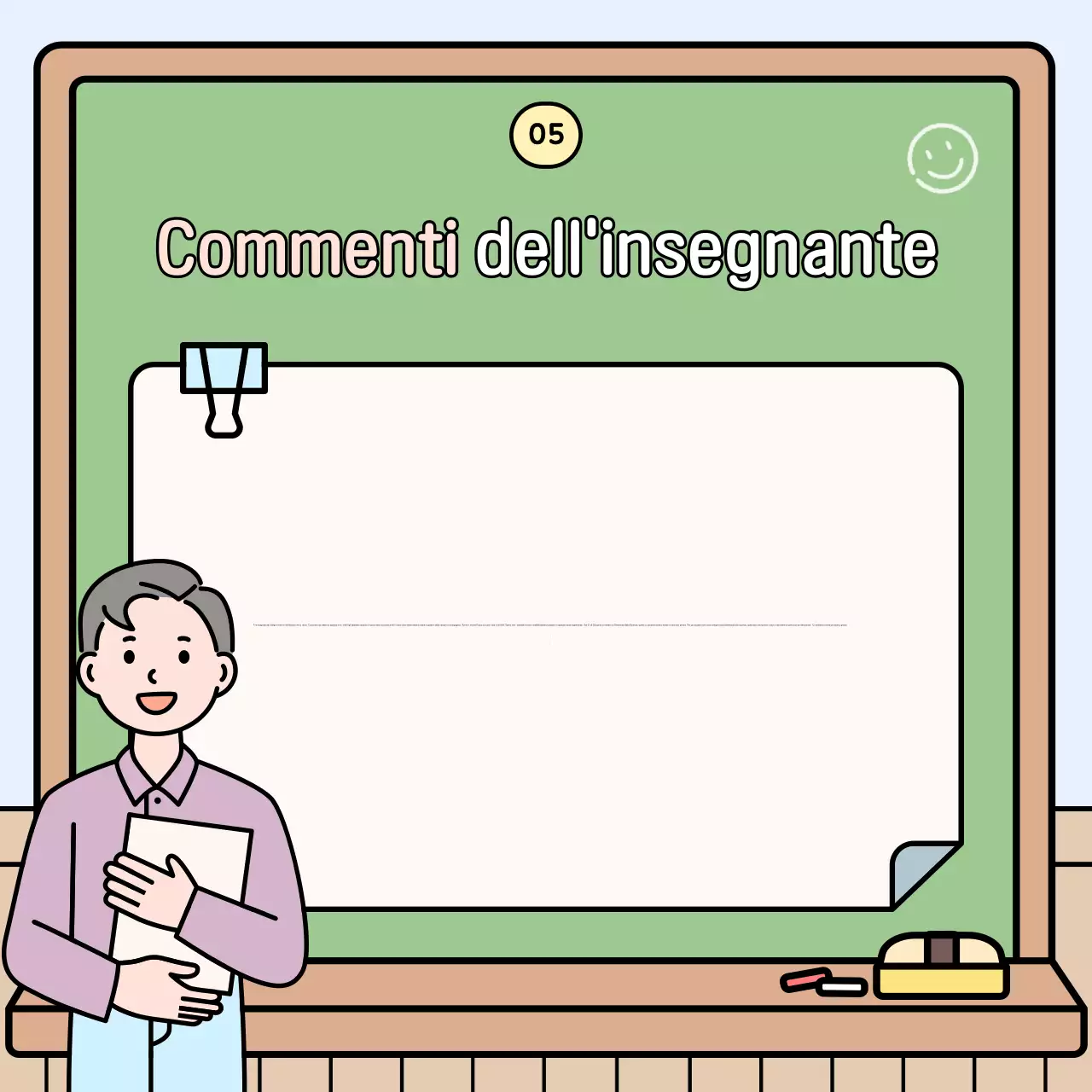 Materiali didattici per bambini azzurri