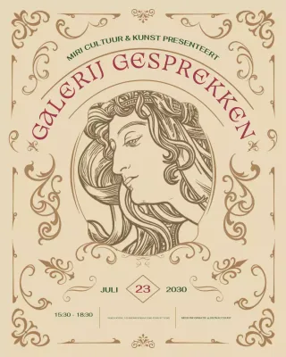 beige klassieke kunsttentoonstelling