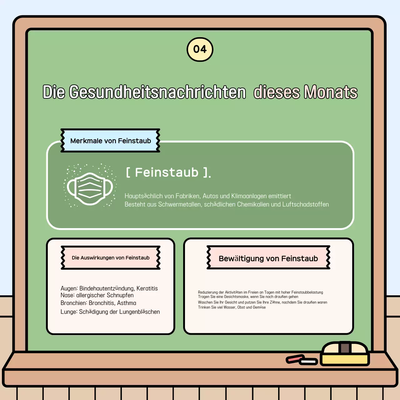Lehrmaterialien für himmelblaue Babys