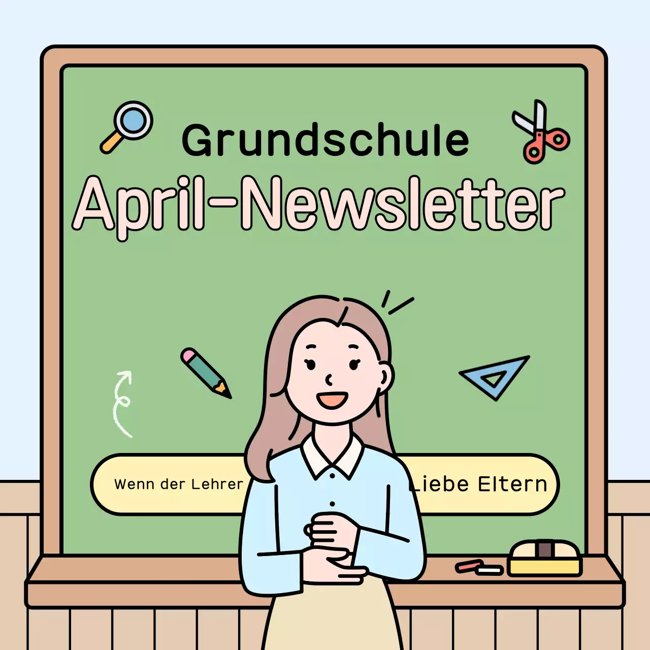 Lehrmaterialien für himmelblaue Babys