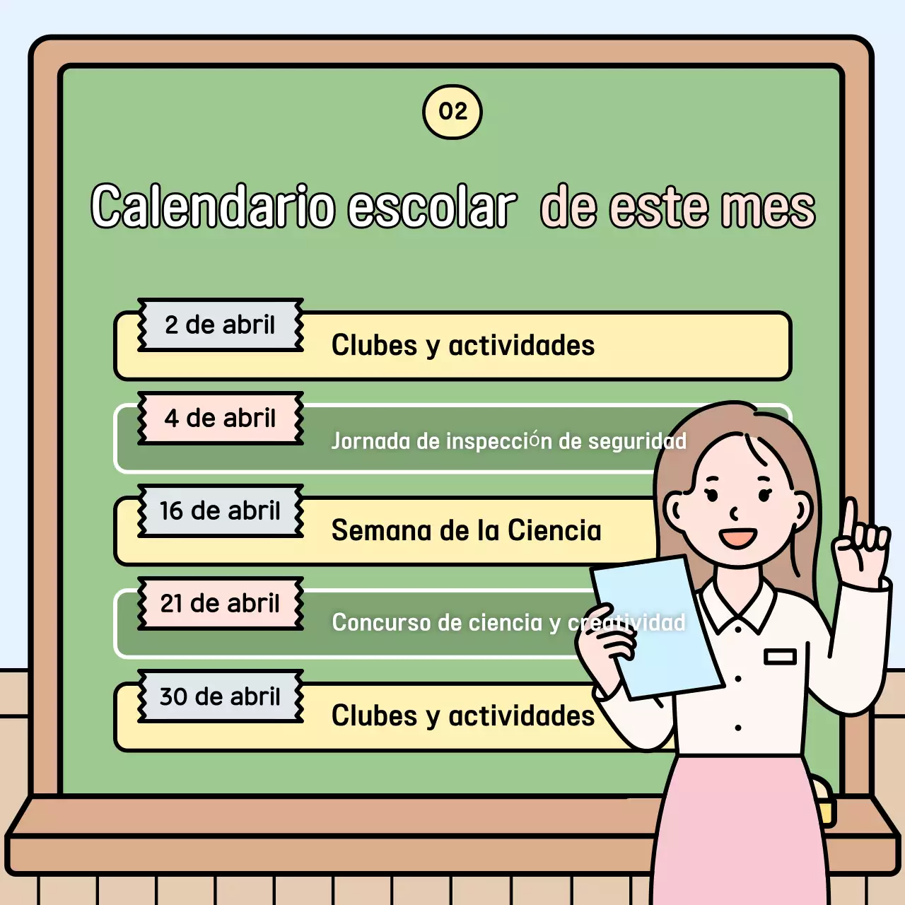 Materiales educativos para bebés en color azul cielo