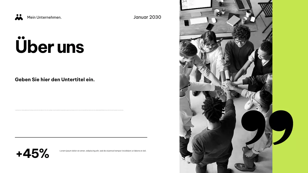 Dokument der Green Modern Agency