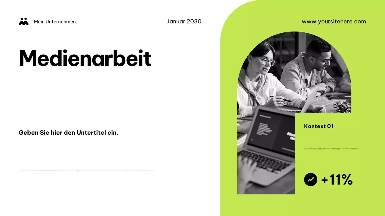 Dokument der Green Modern Agency