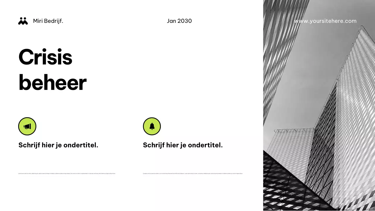 Groen Modern Agentschap Document