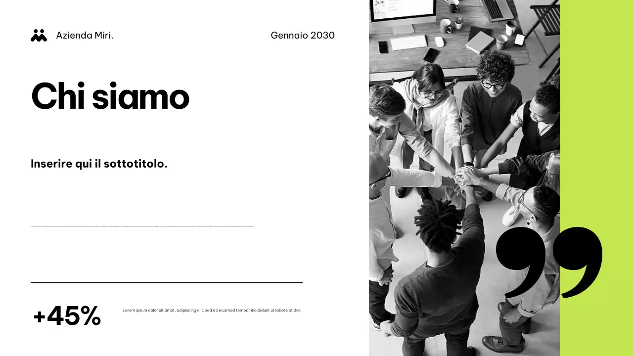 Documento dell'Agenzia Moderna Verde