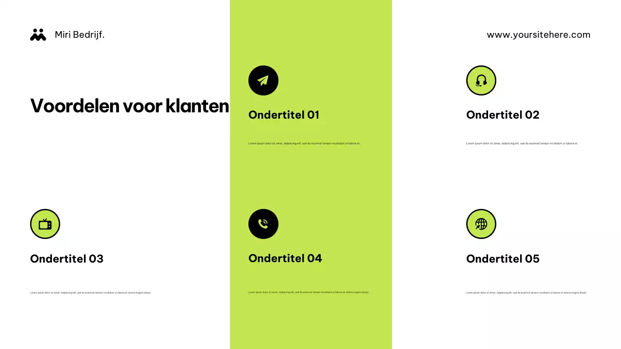 Groen Modern Agentschap Document