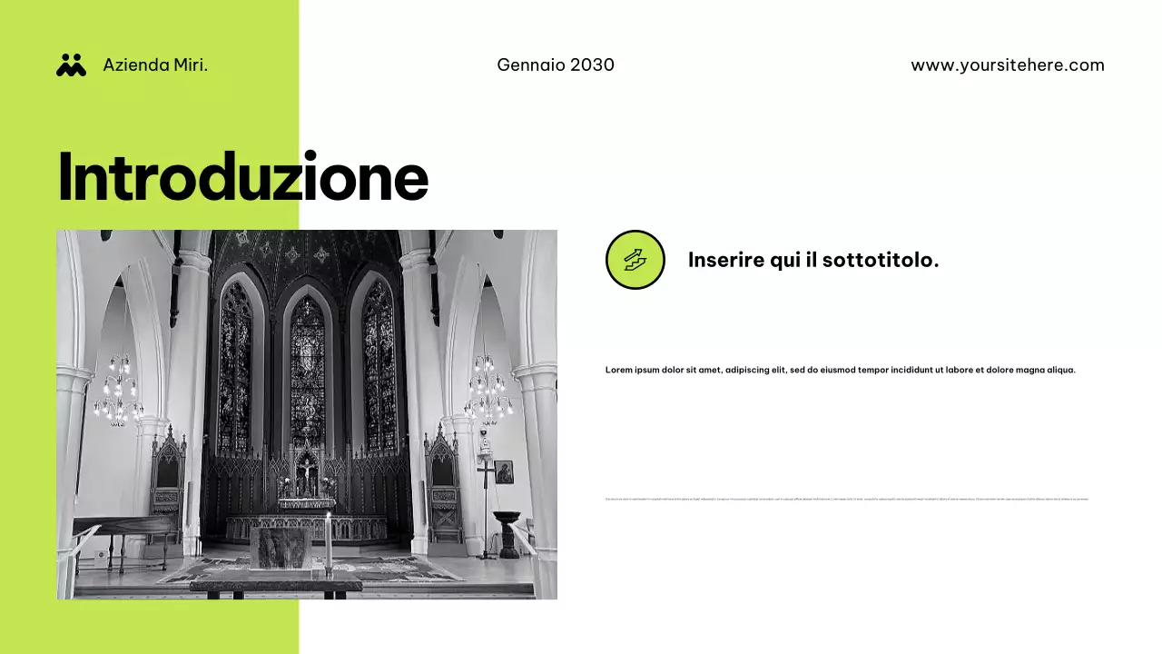 Documento dell'Agenzia Moderna Verde