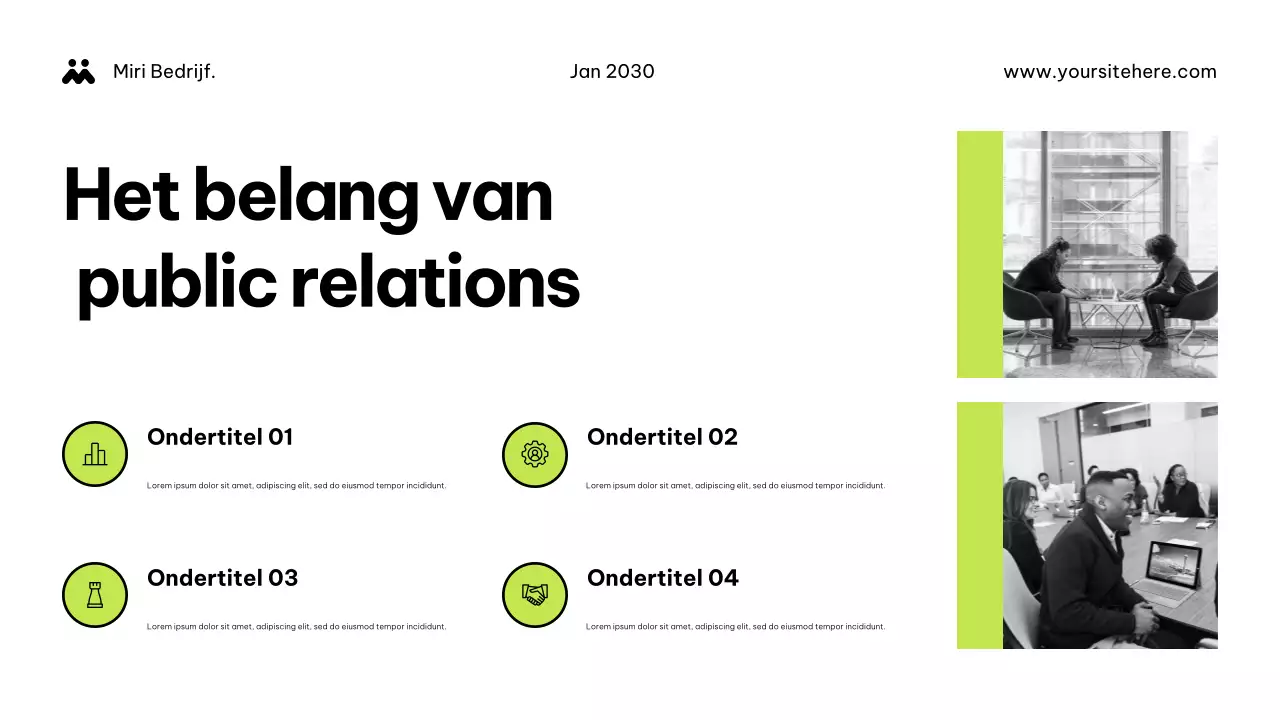 Groen Modern Agentschap Document