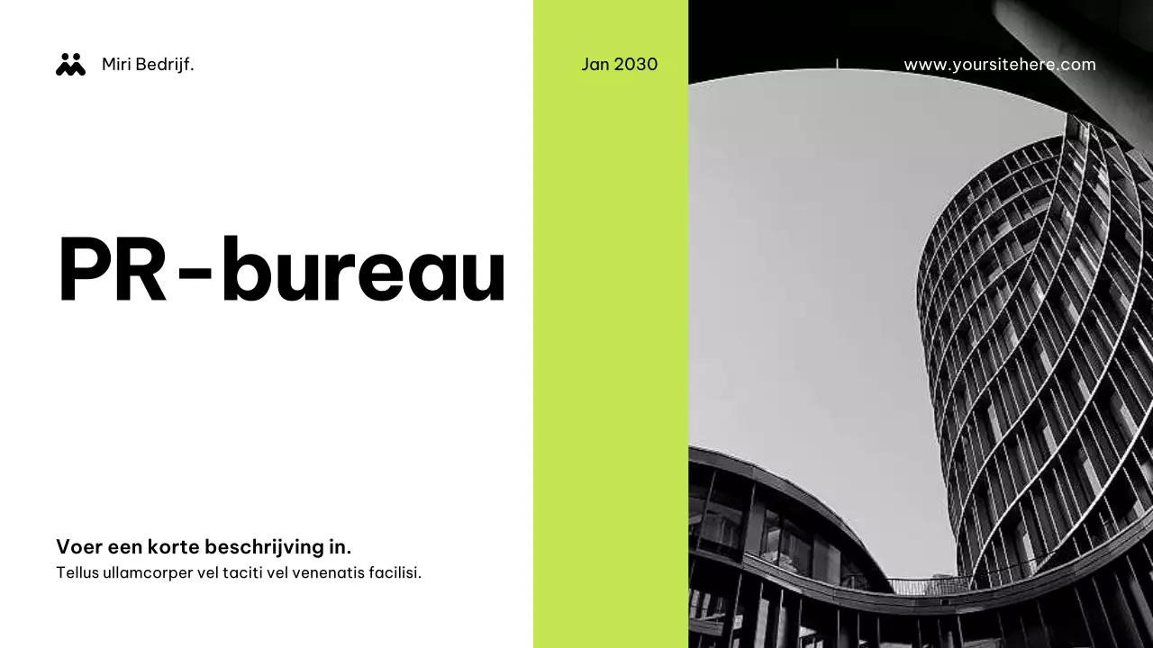 Groen Modern Agentschap Document