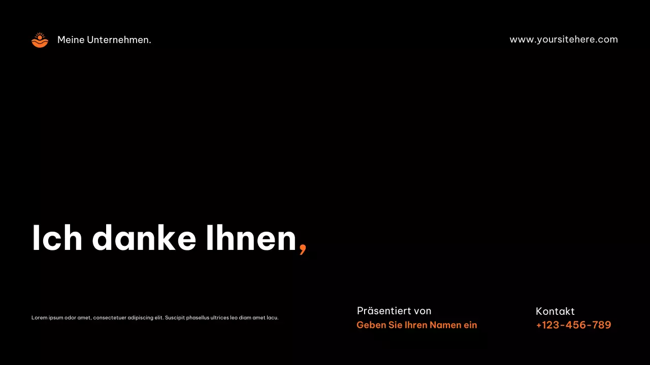 Anzeige der Orange Modern Agency