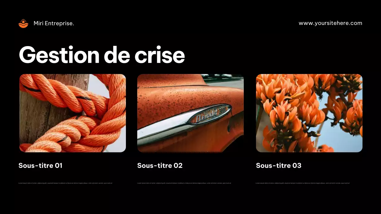 Publicité de l'agence Orange Modern