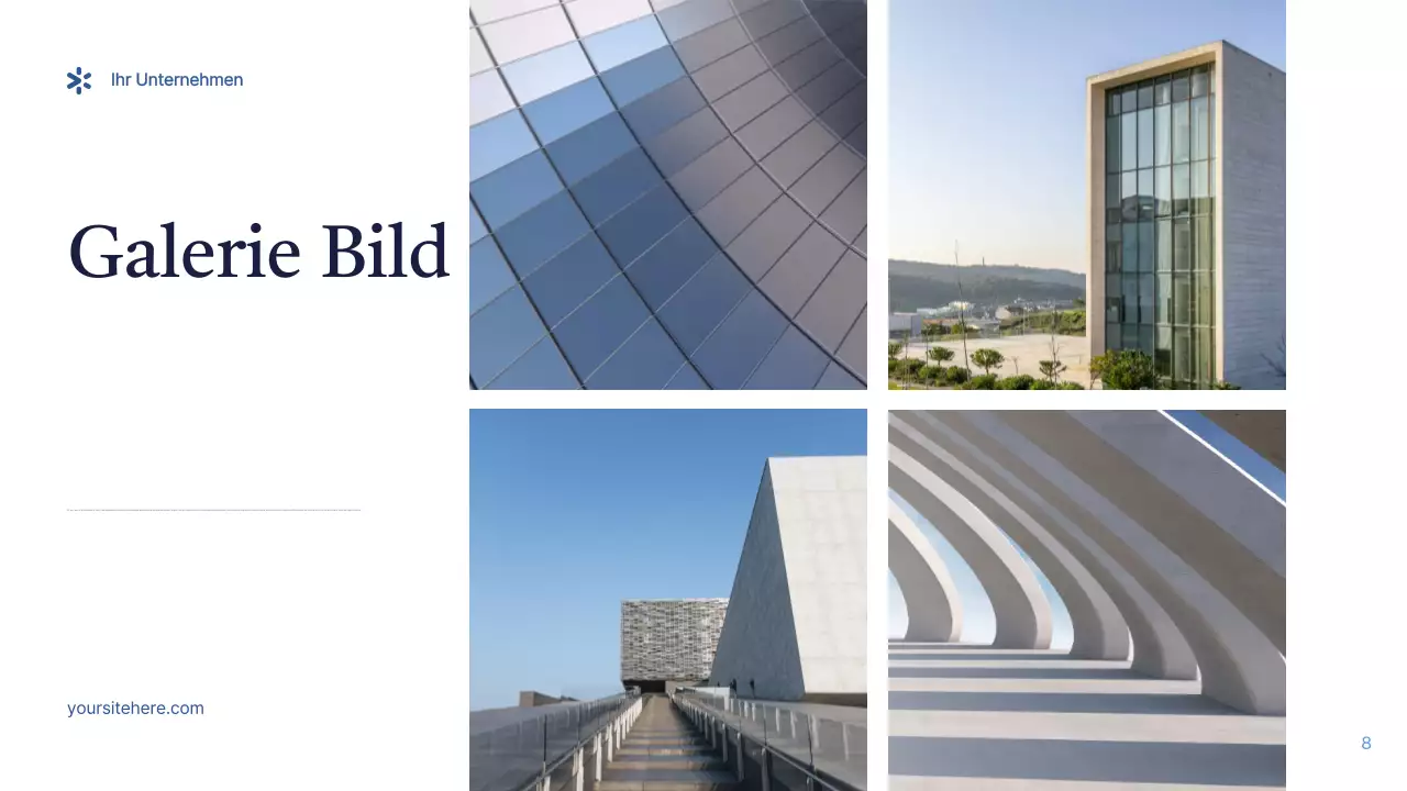 Blaue moderne IT-Präsentation