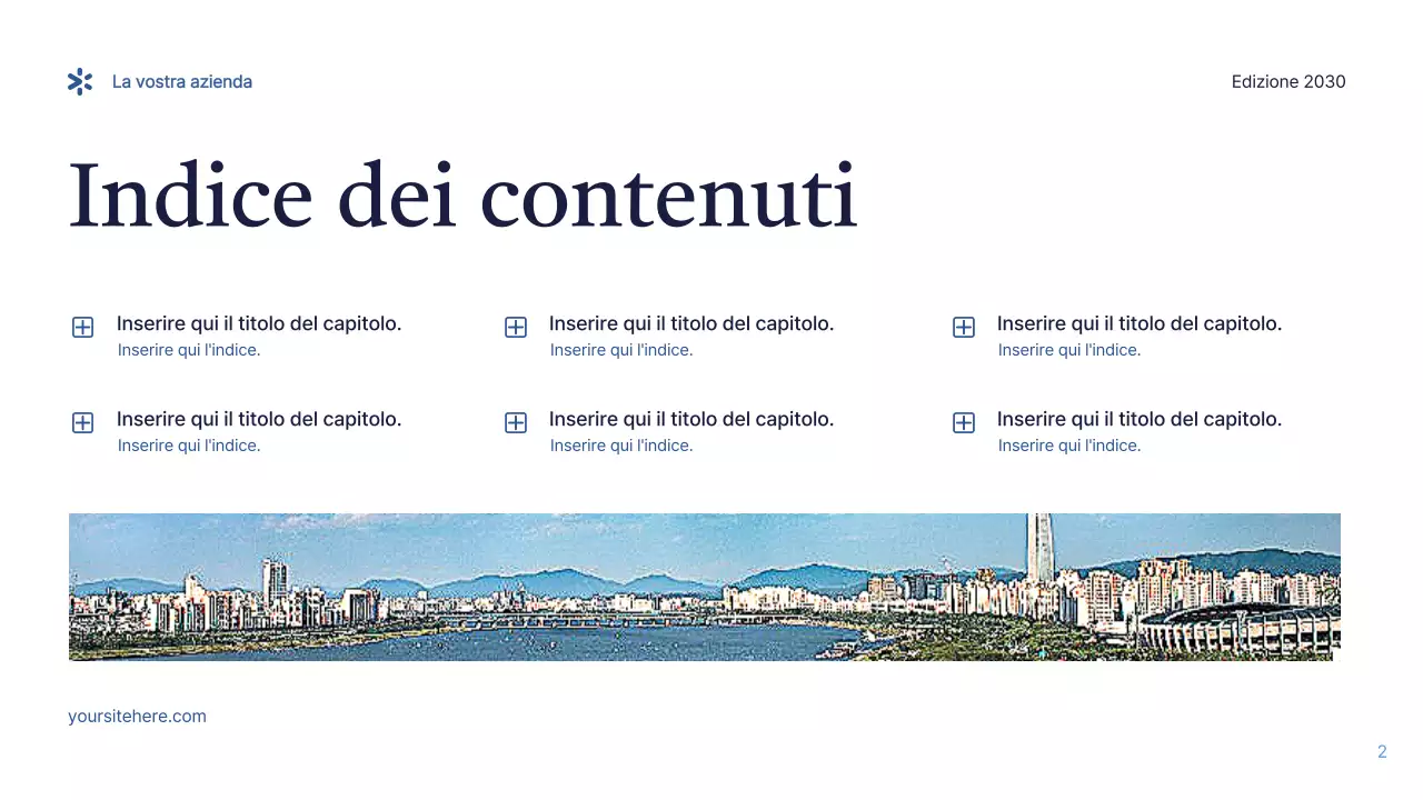 Presentazione IT moderna blu