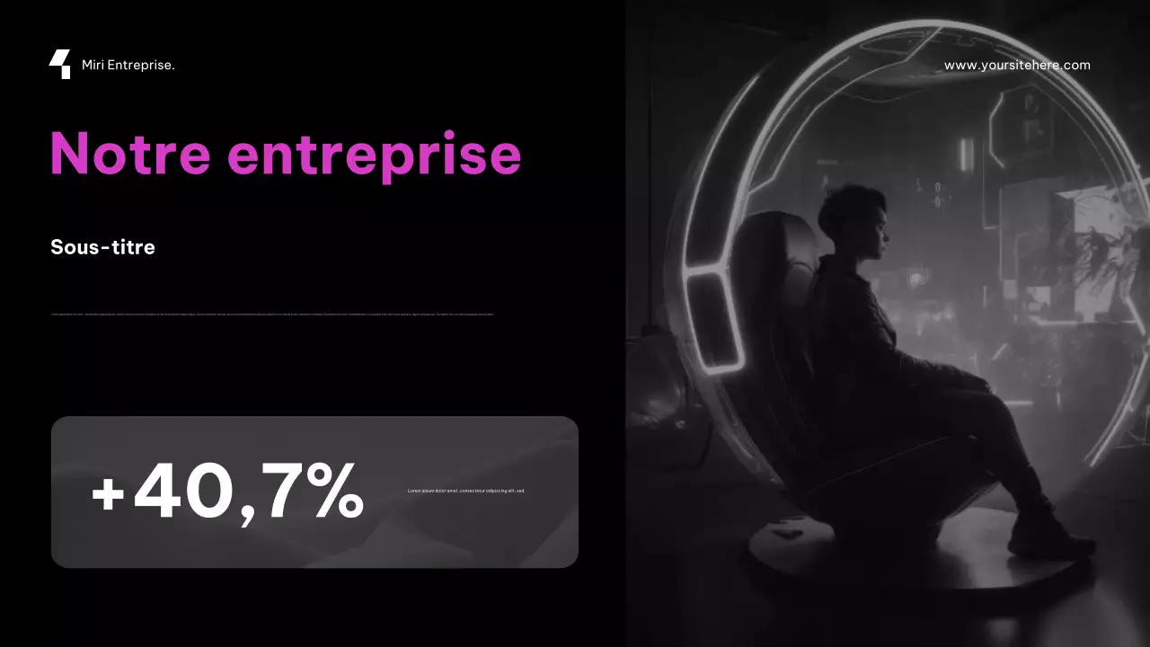 Promotion de la cybersécurité futuriste violette