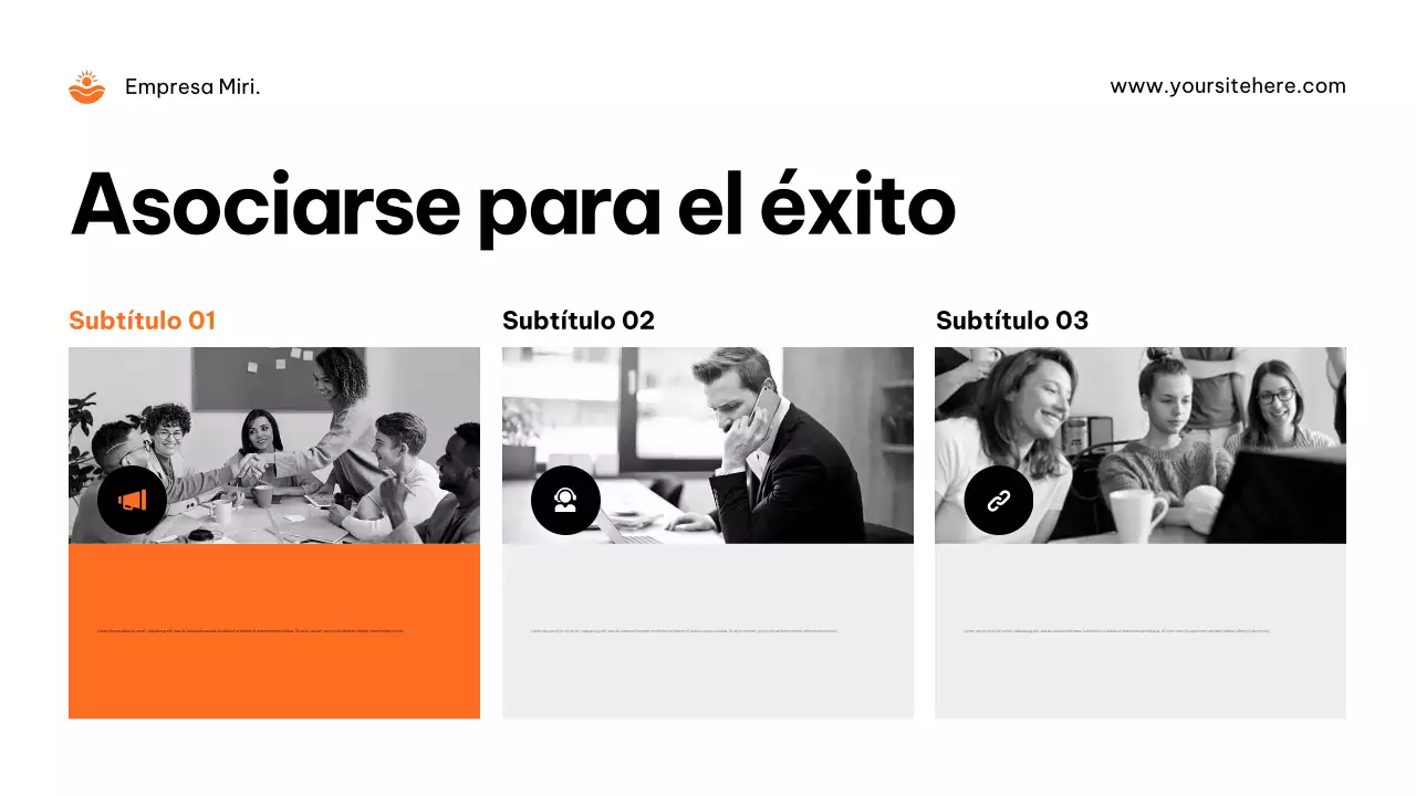 Anuncio de la agencia Orange Modern