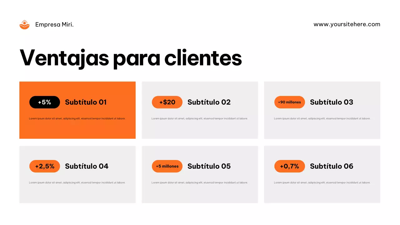 Anuncio de la agencia Orange Modern