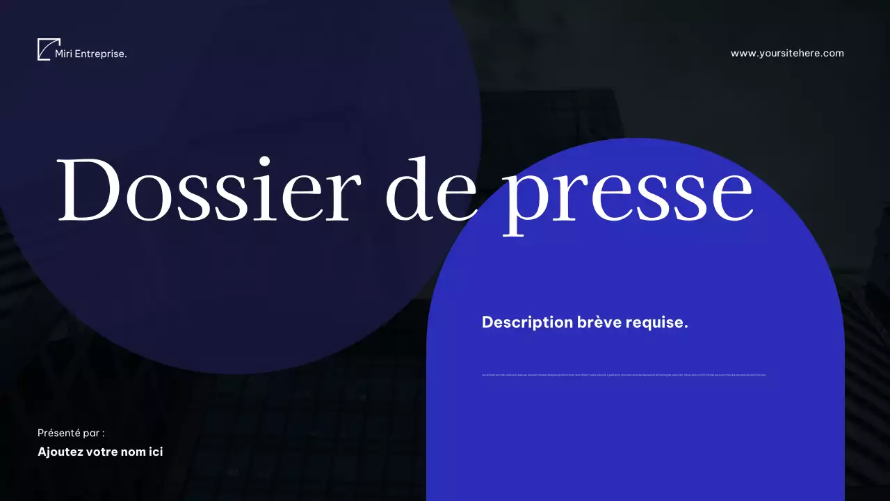 Document Blue Modern Media