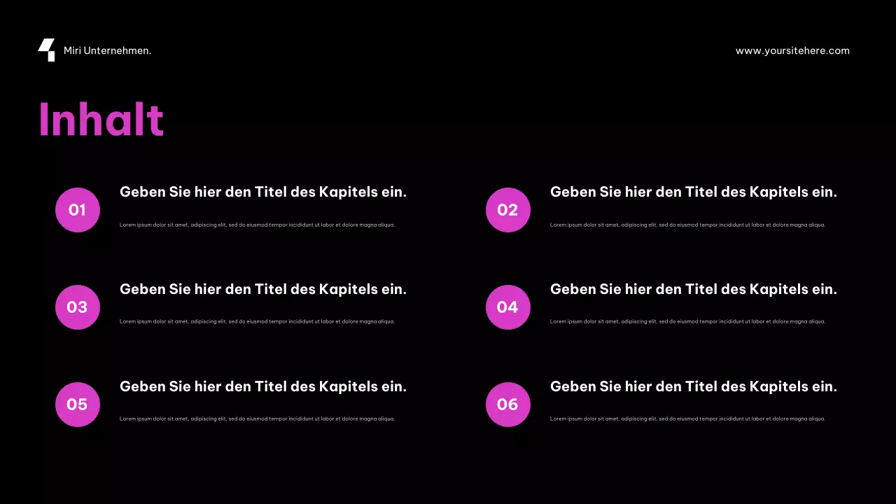 Lila, futuristische Cybersecurity-Werbung