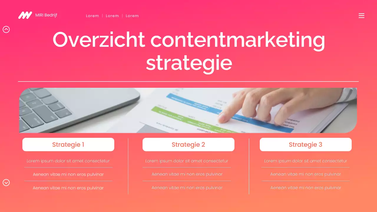 gradiënt moderne digitale marketingpresentatie