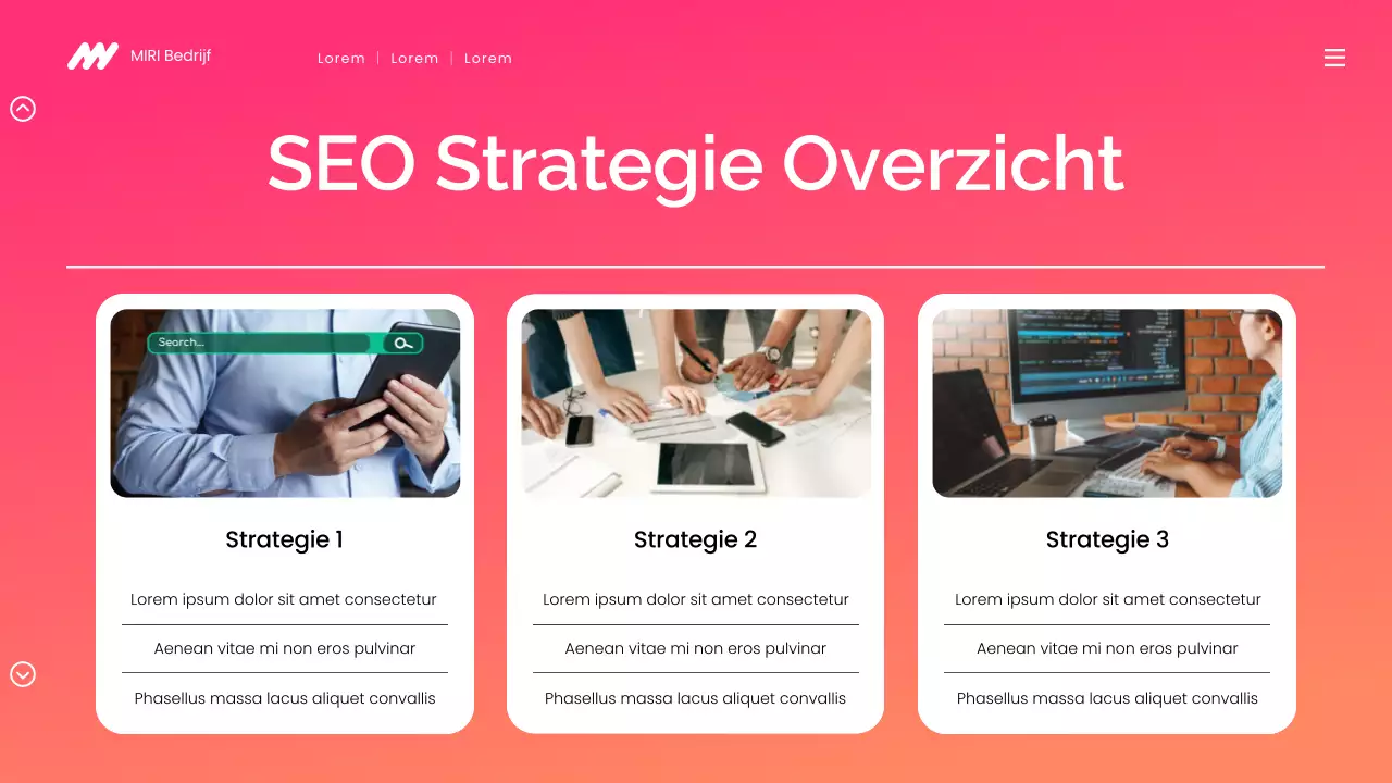 gradiënt moderne digitale marketingpresentatie